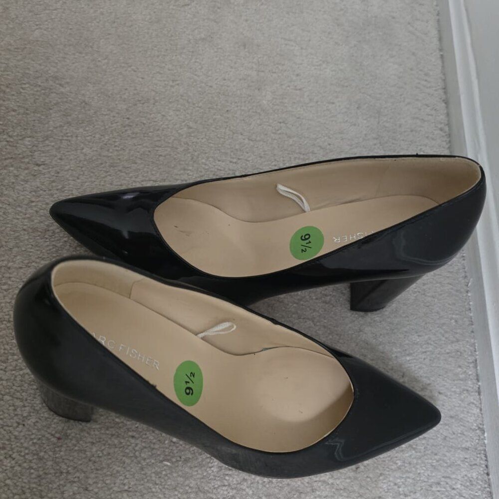 Marc Fisher Patent Leather Block Heels for Women